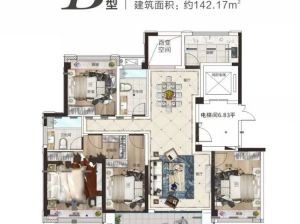 衡阳-衡南县幸福雁城为您提供B户型鉴赏