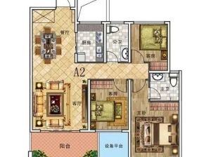 衡阳-衡山县景行翠堤湾为您提供A2户型鉴赏