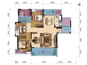 衡阳-衡南县天澜美好生活社区为您提供高层户型B1B2鉴赏