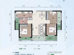 常德武陵区美韵馨城为您提供B户型鉴赏