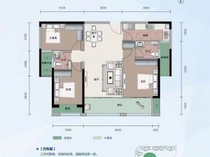 常德武陵区美韵馨城为您提供A户型鉴赏