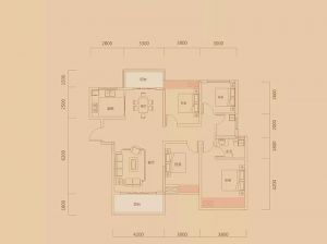衡阳-耒阳市西湖万象城为您提供7号栋C户型鉴赏
