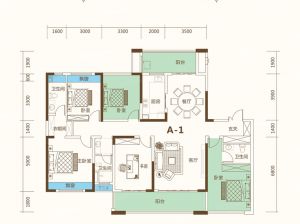 衡阳-祁东县金鼎江山为您提供A1户型鉴赏