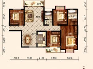衡阳-祁东县东城国际为您提供3栋A户型鉴赏