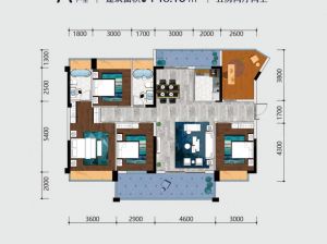 衡阳-耒阳市九曲河为您提供A户型鉴赏