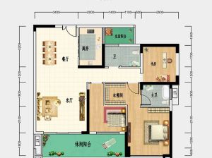 衡阳-耒阳市滨江首府为您提供02户型鉴赏