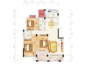 衡阳-耒阳市愿京博雅苑为您提供3栋A户型鉴赏