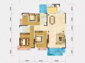 衡阳-耒阳市会铭御龙府为您提供A户型鉴赏