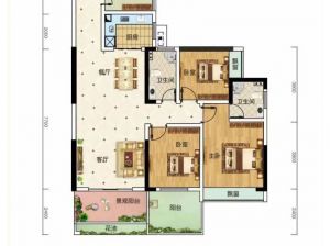 衡阳-耒阳市外滩锦宸为您提供B户型鉴赏