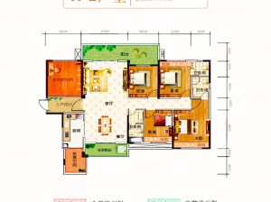 衡阳-耒阳市伟成公馆为您提供A-2户型鉴赏