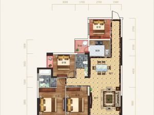 衡阳-耒阳市外滩公馆为您提供C户型鉴赏