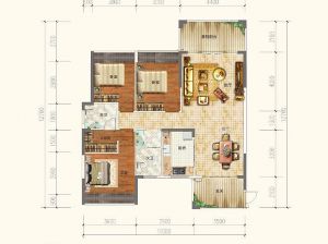 衡阳-常宁市金正澜山为您提供1栋2栋A1户型鉴赏
