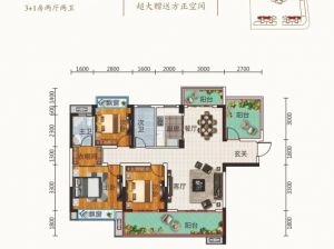 衡阳-常宁市万象双尊府为您提供B户型鉴赏