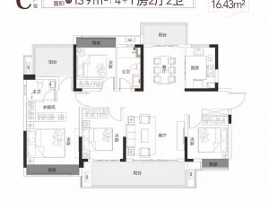 衡阳-常宁市万象玖樟台为您提供C户型鉴赏