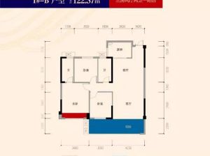 衡阳-常宁市北湖大第为您提供1栋B户型鉴赏