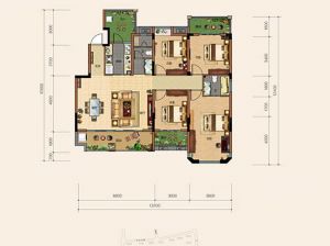 株洲石峰区绿地21城为您提供A3户型鉴赏