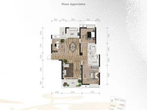 株洲石峰区云发藏龙湾为您提供03户型鉴赏