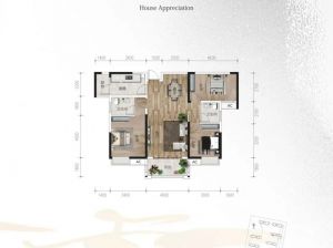 株洲石峰区云发藏龙湾为您提供02户型鉴赏