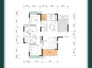 株洲石峰区伟大云龙国际为您提供B1户型鉴赏