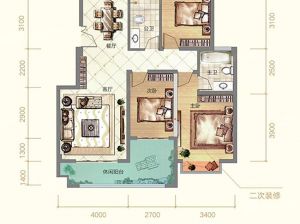 株洲石峰区盛世金龙湾为您提供3#Y3户型鉴赏