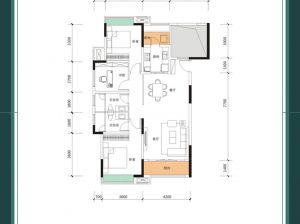 株洲石峰区伟大云龙国际为您提供A1户型鉴赏