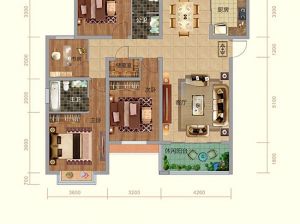 株洲石峰区盛世金龙湾为您提供6#Y1户型鉴赏