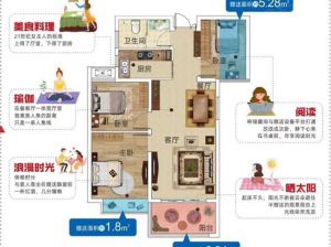 株洲石峰区亿都晴天为您提供2#02/03户型鉴赏