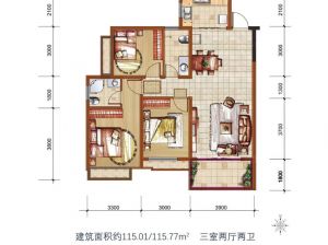 株洲石峰区居乐云雅苑为您提供C户型鉴赏