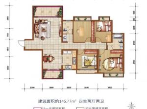 株洲石峰区居乐云雅苑为您提供B户型鉴赏