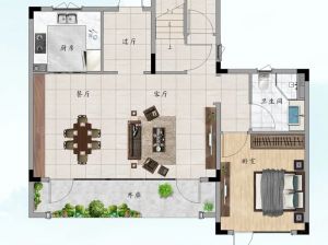 株洲石峰区绿城云栖桃源为您提供建面约187㎡户型鉴赏