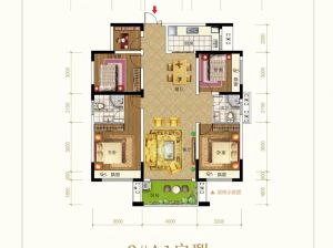 株洲-茶陵县锦绣豪庭为您提供A1户型鉴赏