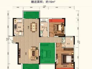 株洲-茶陵县华城学府为您提供2#B户型鉴赏