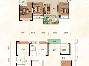 株洲-茶陵县东阳君悦为您提供C户型鉴赏