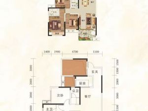 株洲-茶陵县东阳君悦为您提供B户型鉴赏
