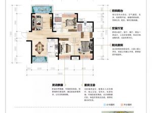 株洲渌口区美的梧桐庄园为您提供42#02户型鉴赏