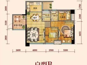 株洲渌口区都会中心为您提供B户型鉴赏