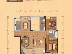 株洲渌口区跃达幸福里为您提供8#01/06户型鉴赏
