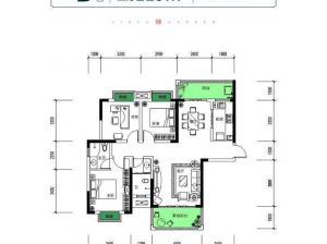 株洲渌口区金路花园高城苑为您提供D户型鉴赏