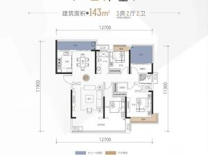 株洲石峰区旭辉湘江汇为您提供1#01户型鉴赏