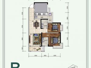 株洲渌口区江山公馆为您提供B户型鉴赏
