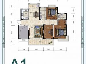 株洲渌口区望江学府为您提供A1户型鉴赏