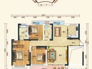 株洲石峰区藏龙福邸为您提供A户型鉴赏