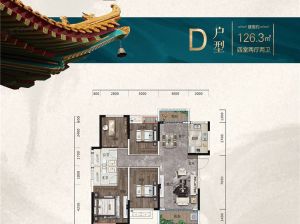 株洲天元区珺钰府为您提供D户型鉴赏