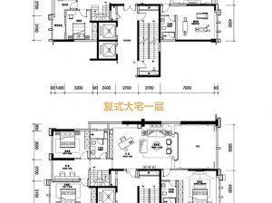 株洲天元区湘江公馆为您提供复式住宅鉴赏