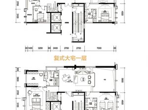 株洲天元区湘江公馆为您提供复式住宅鉴赏