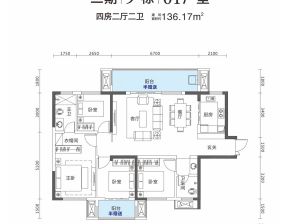 株洲天元区万丰上院西郡为您提供9#01户型鉴赏