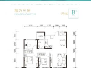 株洲天元区高科常春藤为您提供B户型鉴赏