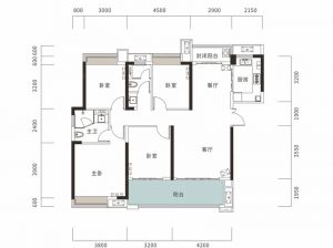 株洲天元区长房湘江府为您提供B1户型鉴赏
