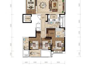 株洲天元区阅天下为您提供C1户型鉴赏