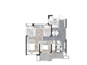 株洲天元区天元汇为您提供建面约108㎡户型鉴赏